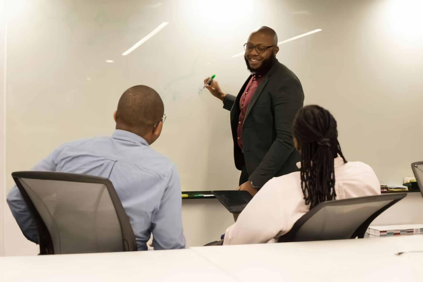 Summit Consulting leadership in discussion