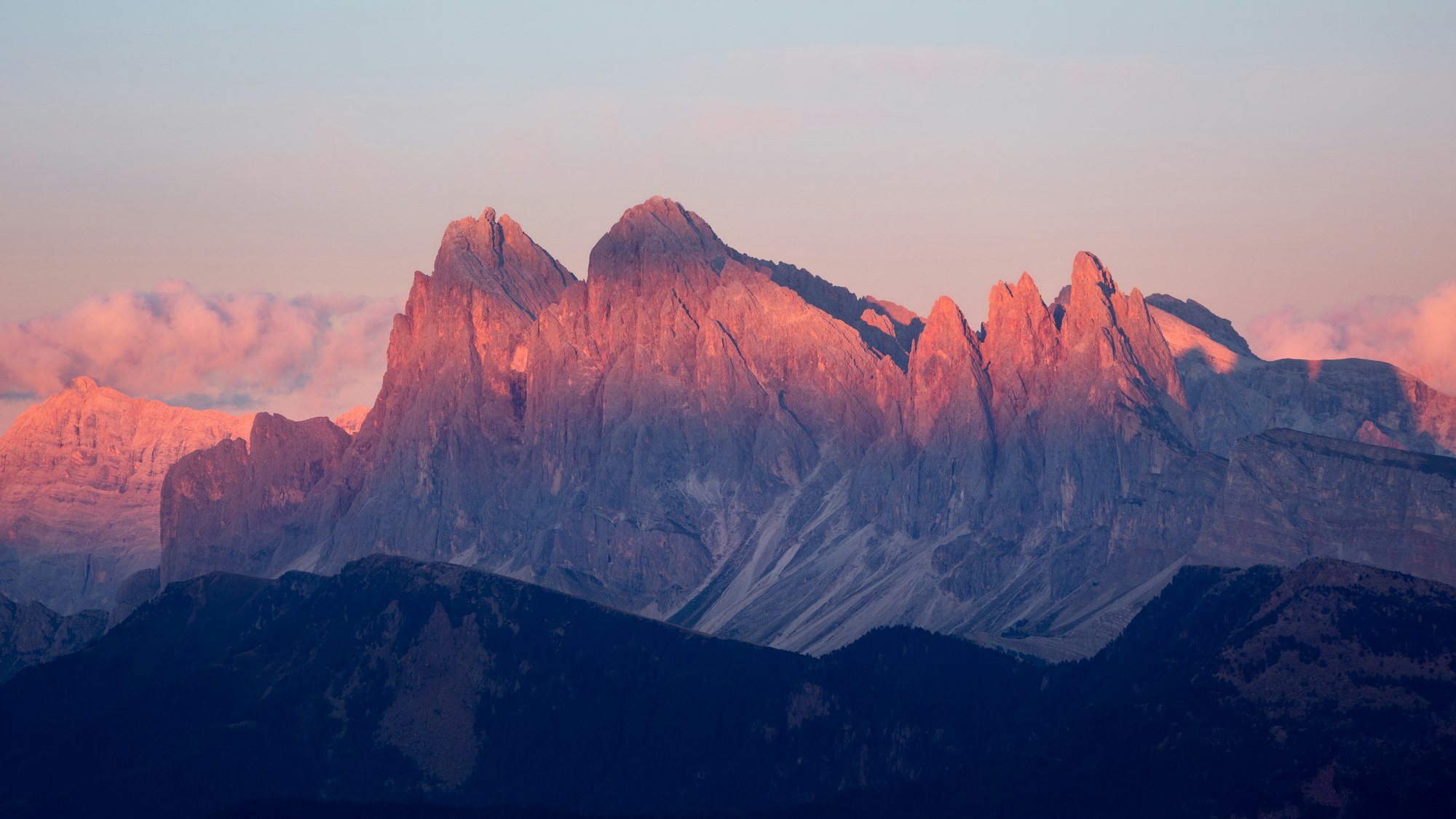 Mountain ridgeline
